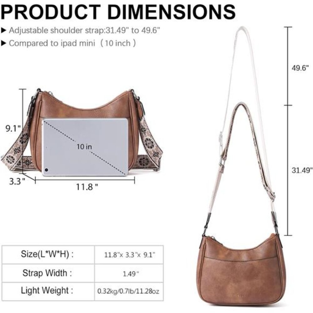 CLUCI Crossbody Bags for Women Shoulder Handbags Purses - Picture 4 of 7